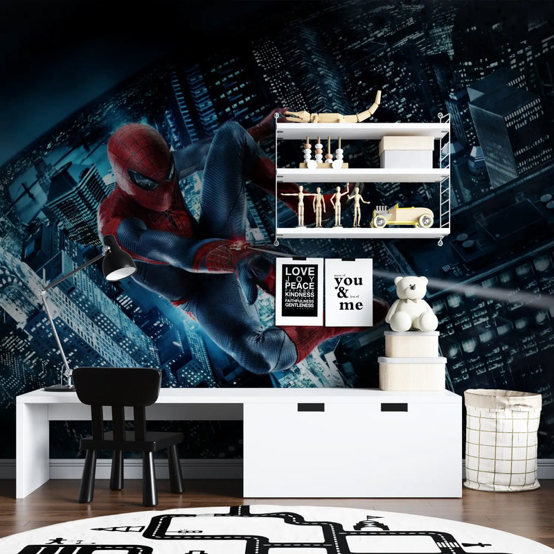 Papier Peint Spiderman Chambre Enfant - tapisserie spiderman