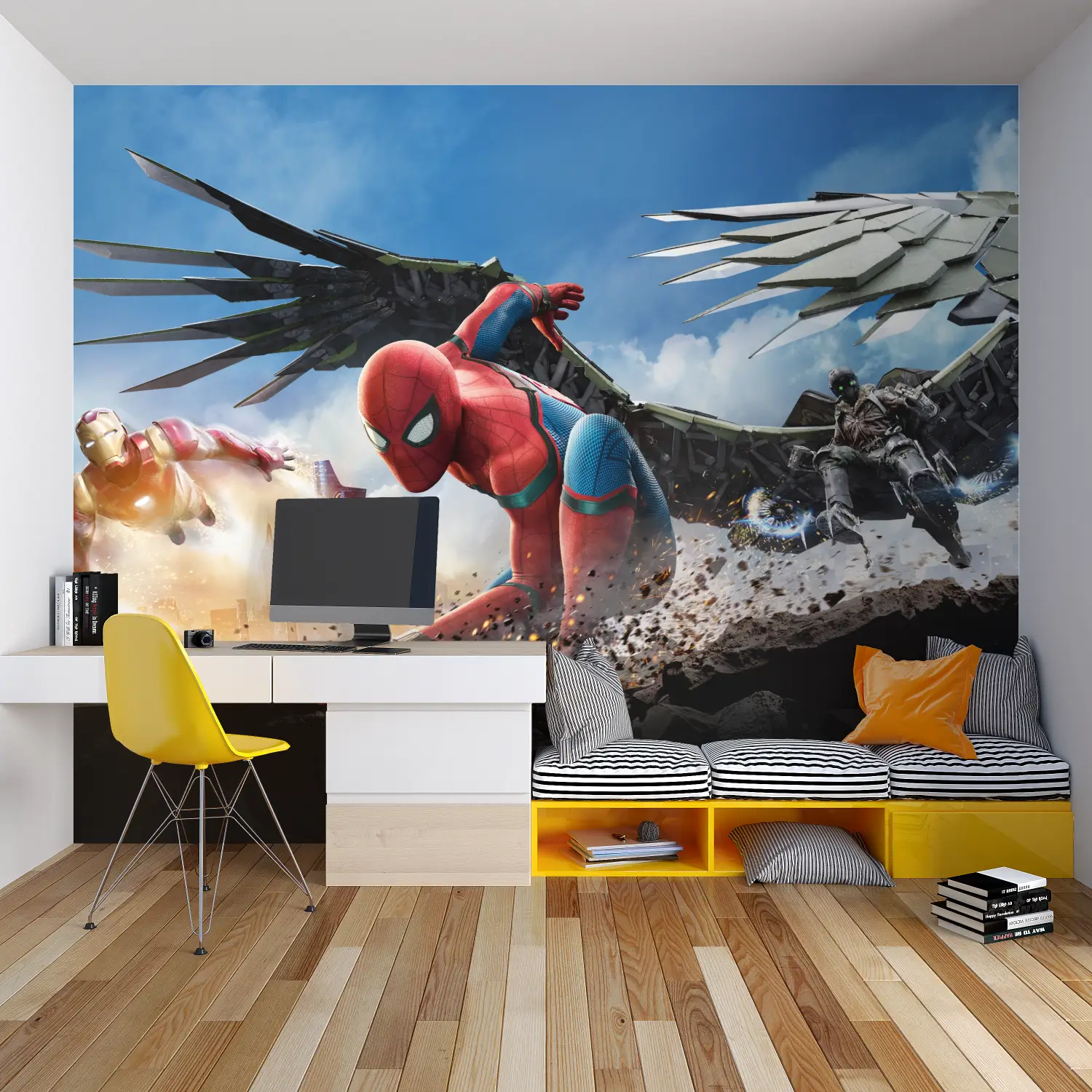 Papier Peint Spiderman Film - chambre spiderman