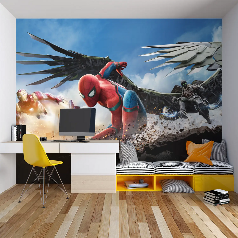 Papier Peint Spiderman Film - chambre spiderman