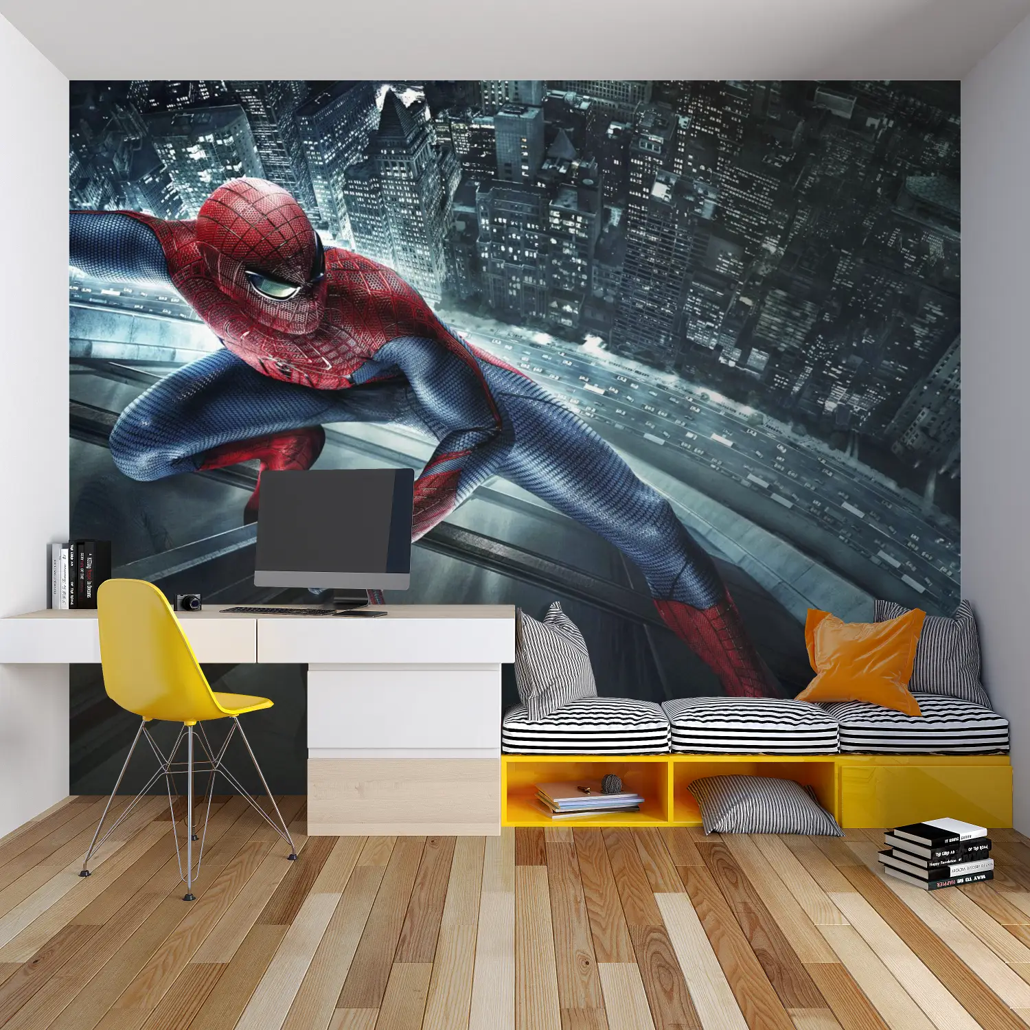 Papier Peint The Amazing Spiderman - tapisserie garçon