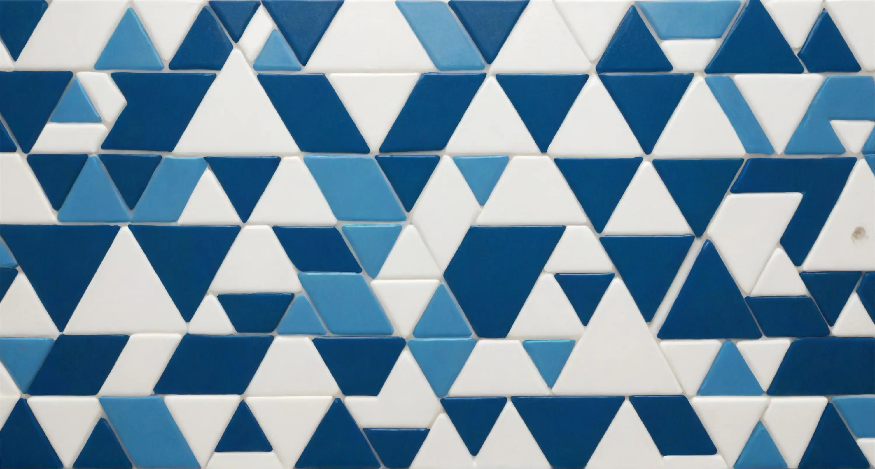 Papier Peint Triangle Bleu