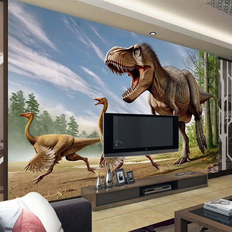 Chambre Papier Peint Dinosaure
