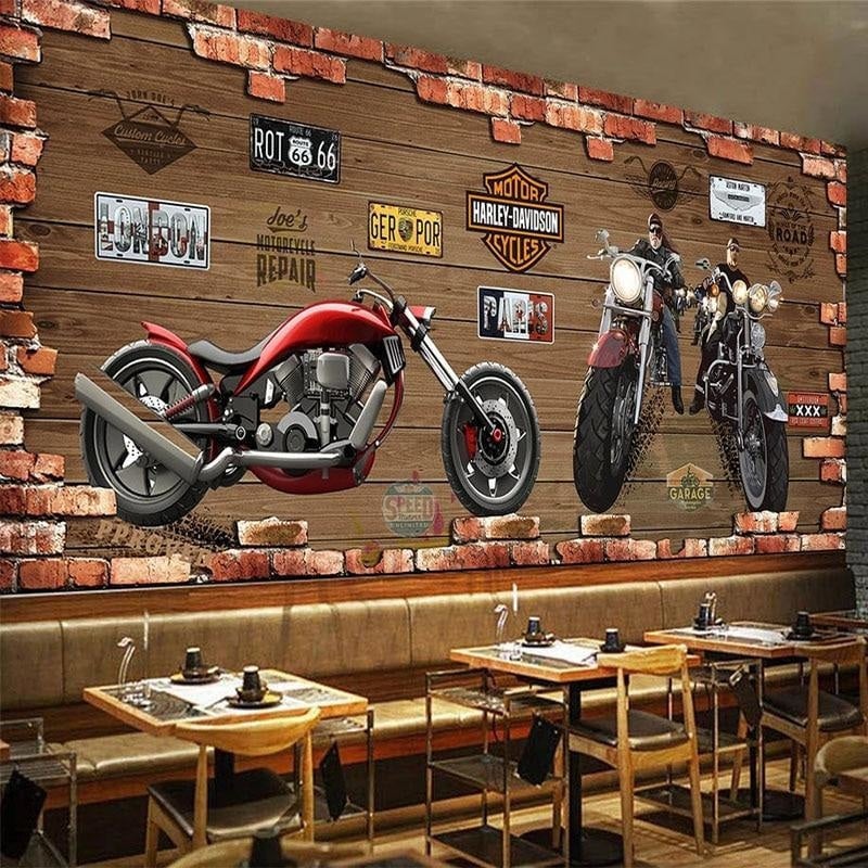 Déco Mural Moto Chopper