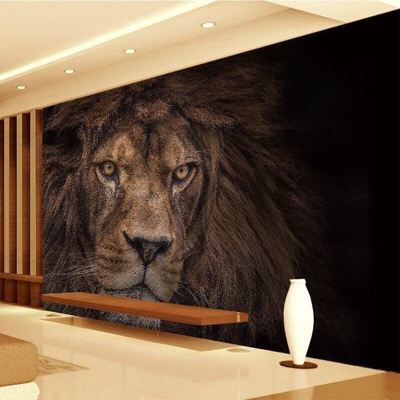 Papier Peint 3d Lion