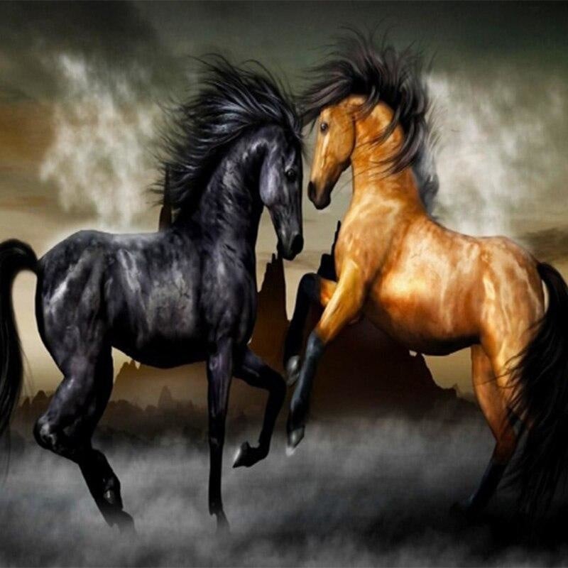 Wallpaper with Horses - Second Image