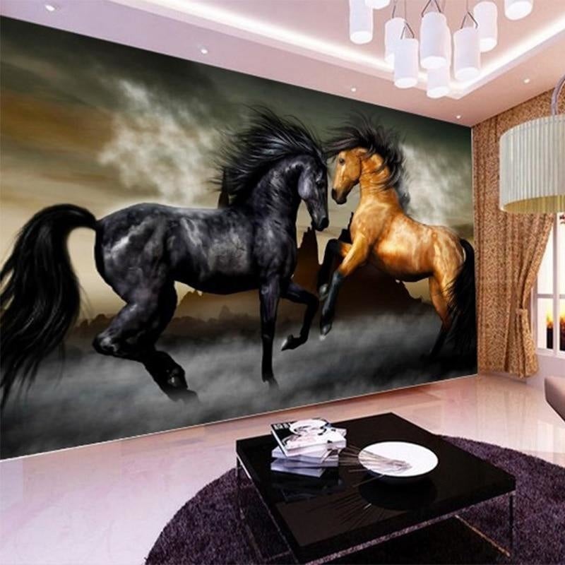 Wallpaper with Horses - Second Image