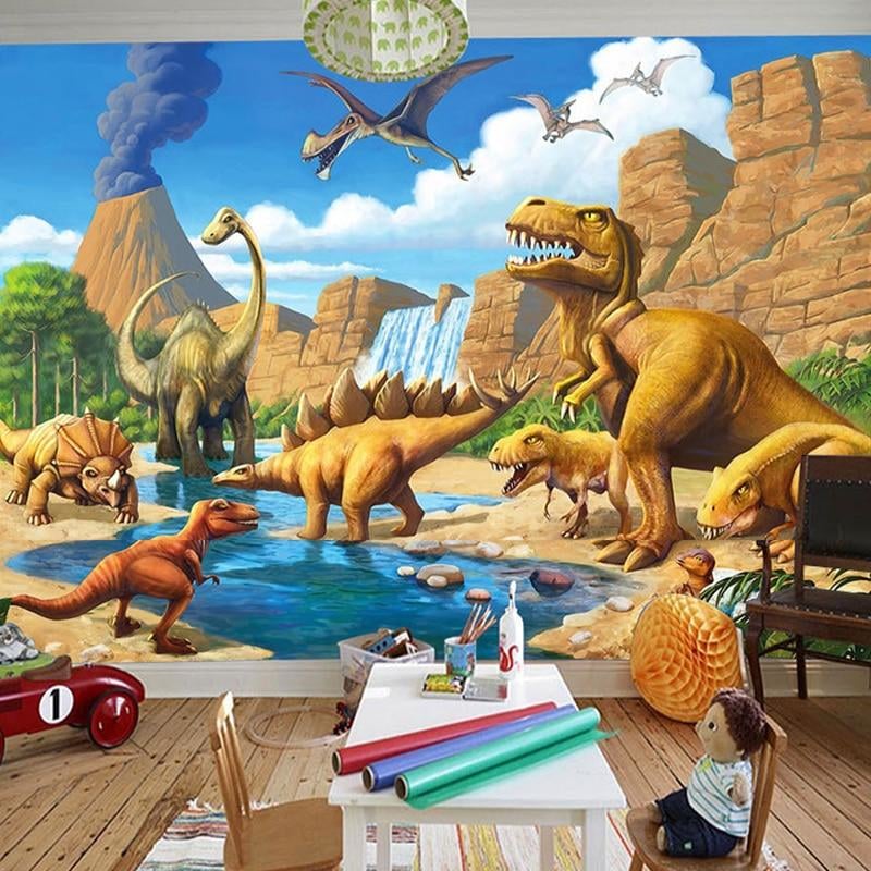 Papier Peint Dinosaure 3D