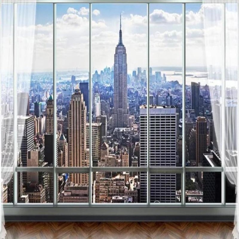 Papier Peint Fenêtre New York