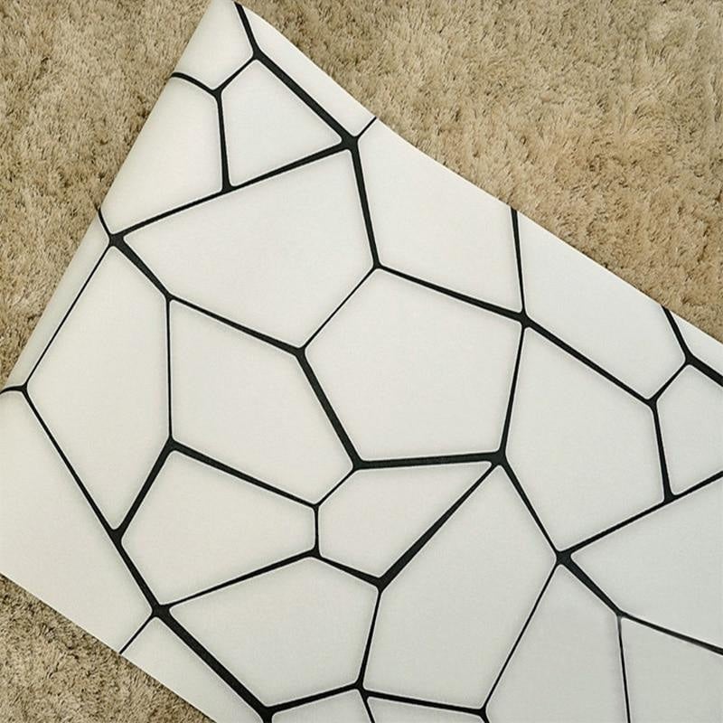 Papier Peint Géométrique Noir et Blanc