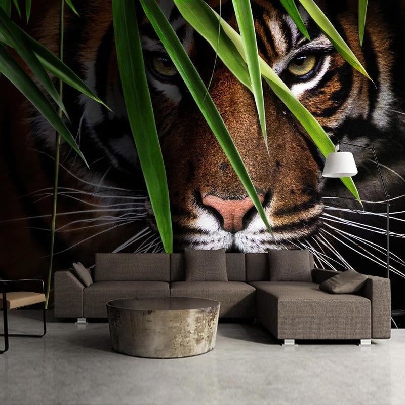 Papier Peint Jungle Tigre
