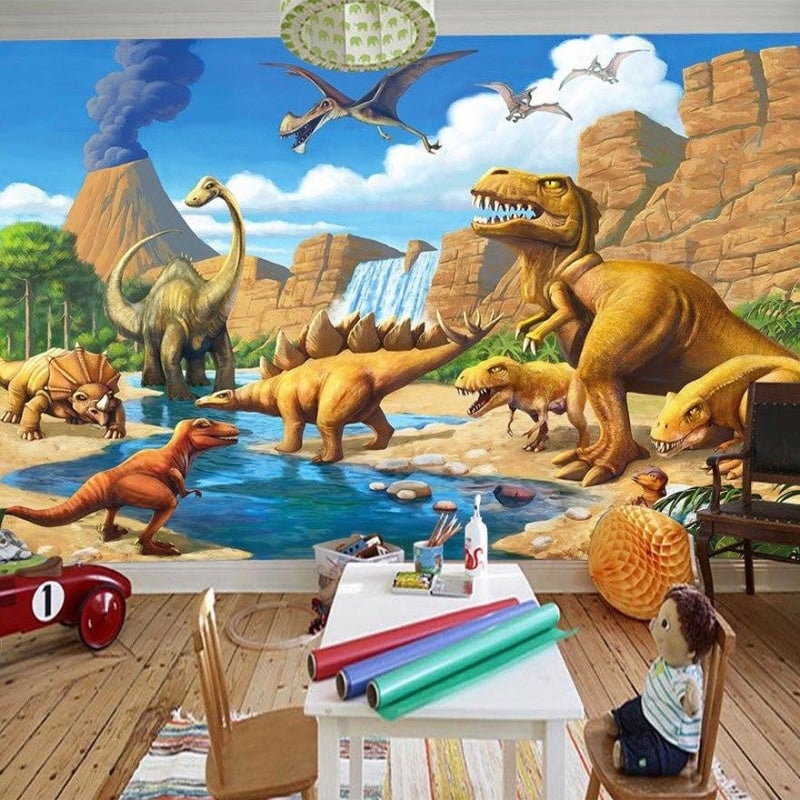 Papier Peint Panoramique Dinosaure