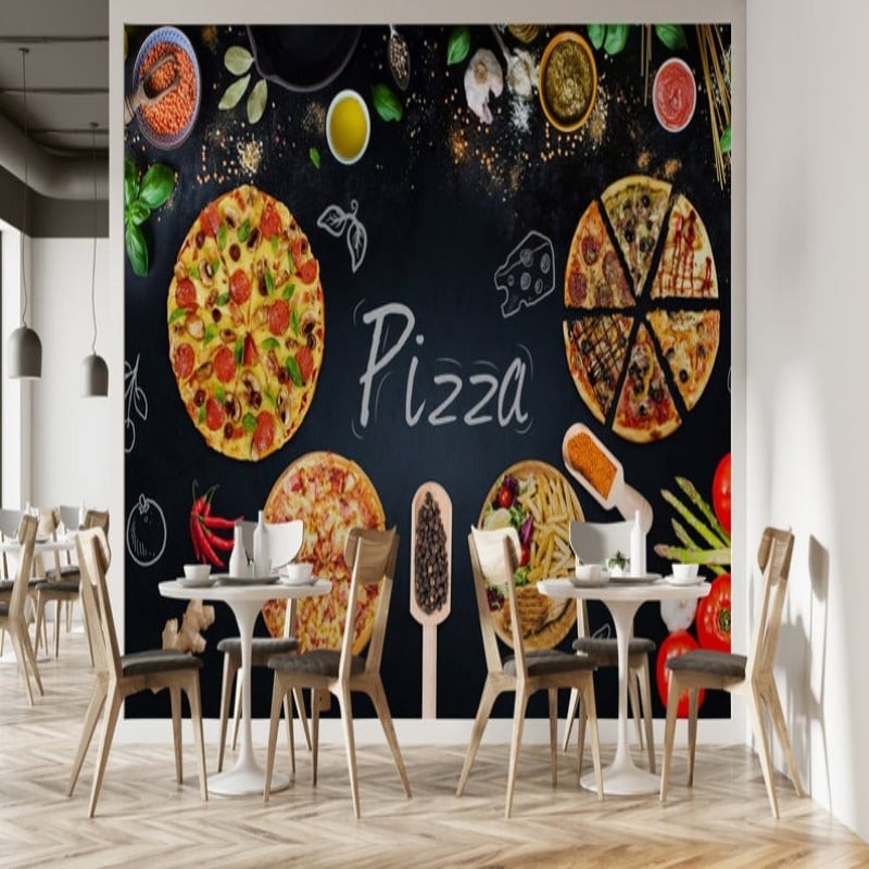 Carta da parati per pizza - Second Image