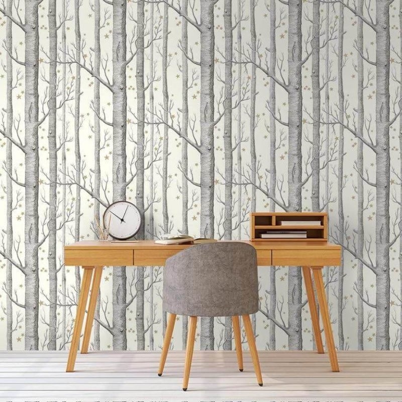 Papier Peint Scandinave Arbre - Second Image