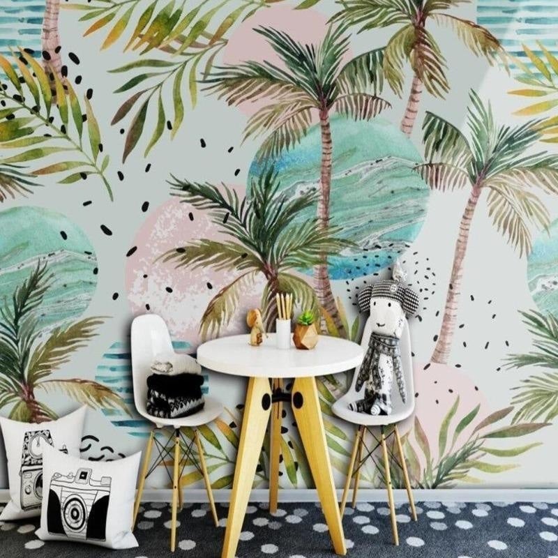 Tropical Wallpaper for Girls Room - Second Image