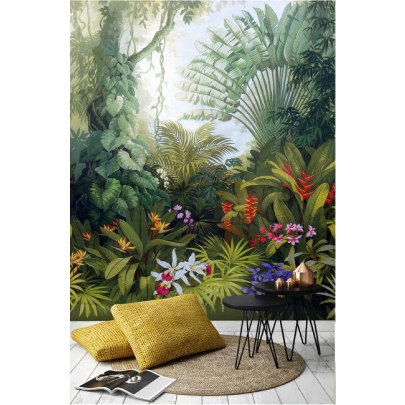 papier peint tropical chic - Second Image