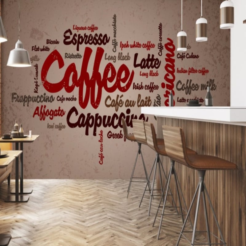 Tapisserie Murale Café